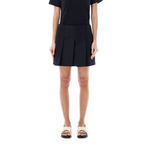 Marni Black Pleated Mini Skirt Women’s Sz 6 US / 42 Italy‎